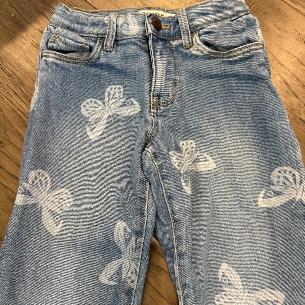 Osh Kosh B’gosh Butterfly‎ Print Blue Jeans Girls Size 5